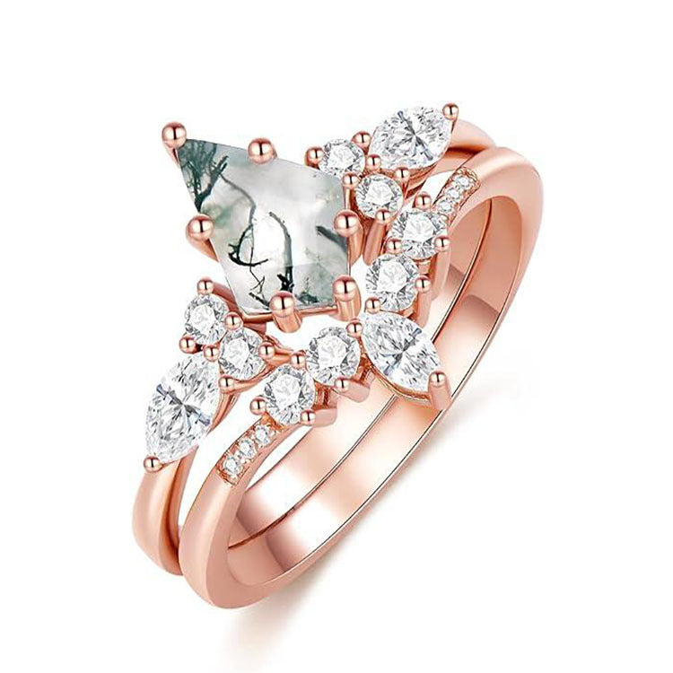 Bague Élégante avec Pierre Précieuse pour Femme