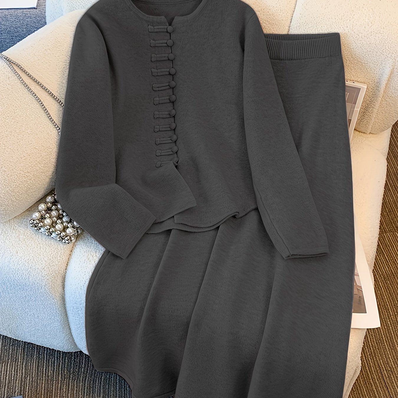 Costume Femme Hiver 2 Pièces Élégant
