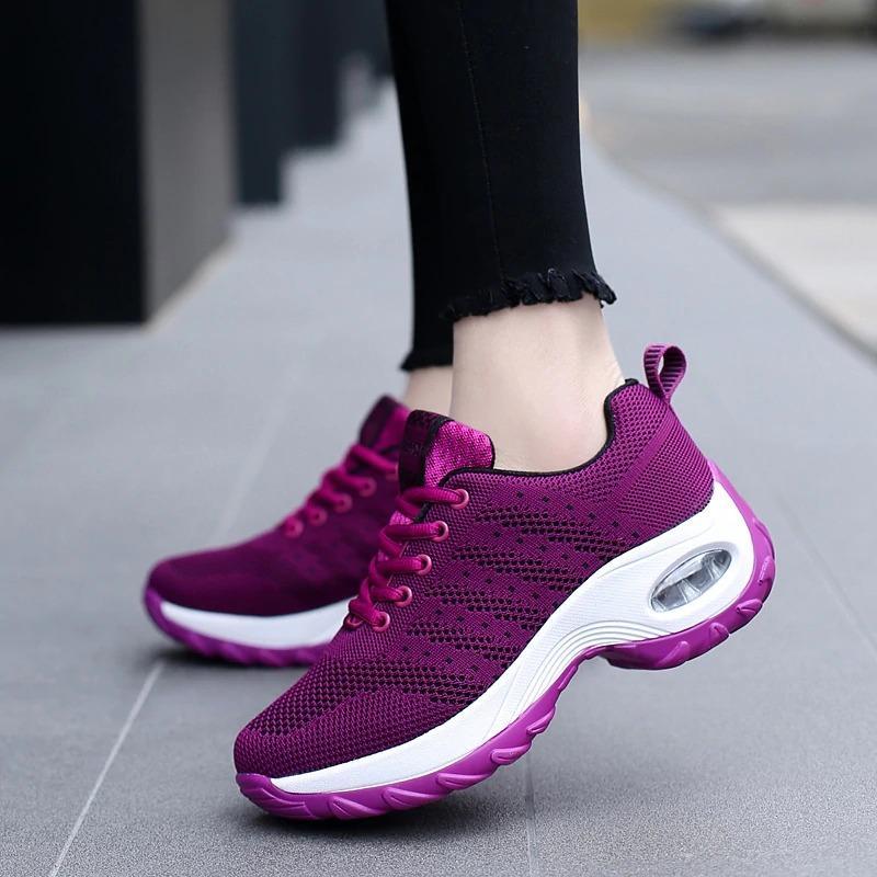 Baskets Femmes Confort Bleu Marine