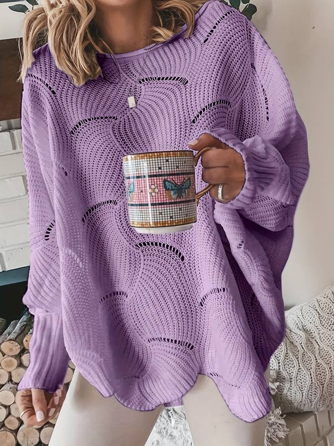Pull Tricot Chaud pour Femme - Manches Longues Hiver