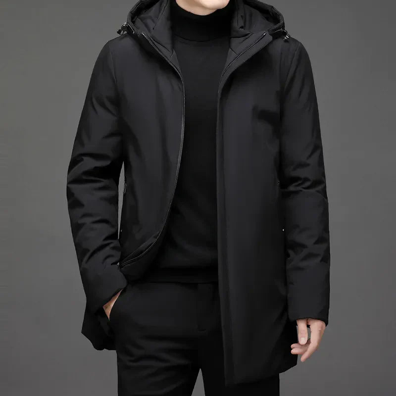 Parka Homme Capuche Olive Militaire
