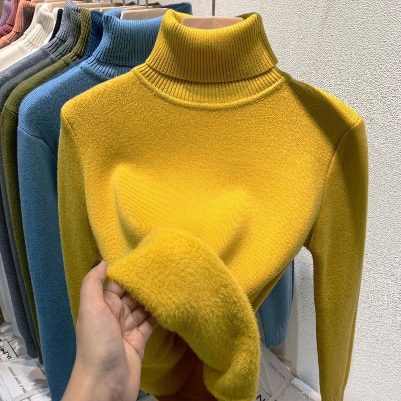 Pull Femme Col Roulé Douillet & Chaud Hiver