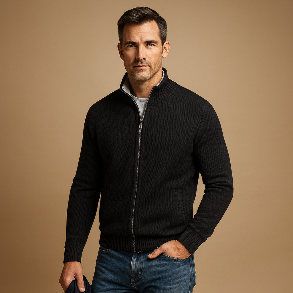 Gilet réversible épais pour homme hiver