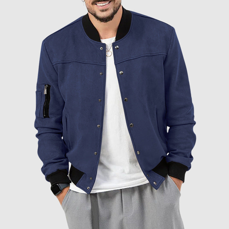 Veste Homme Hiver avec Capuchon et Poches Réglables