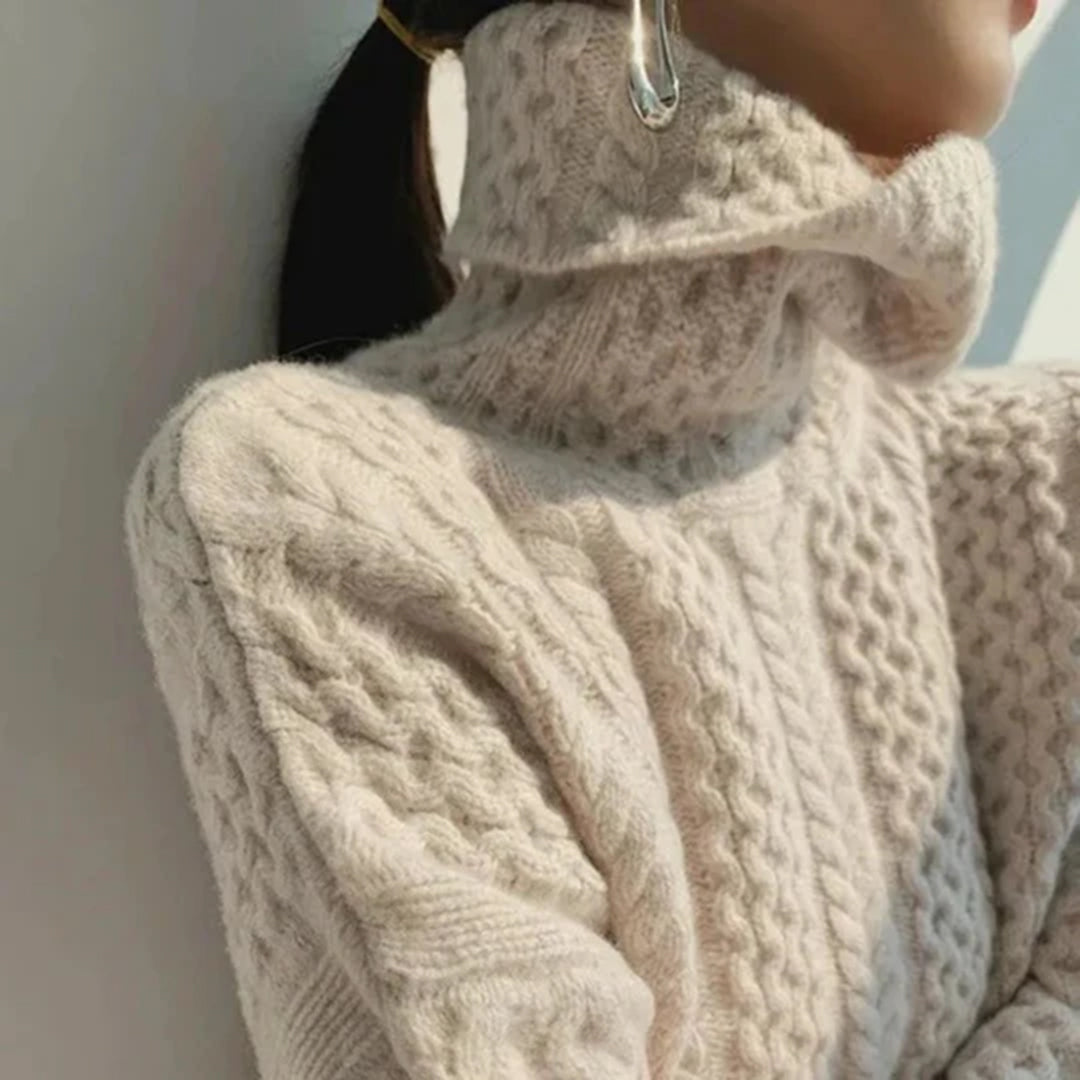 Pull À Manches Longues Élégant pour Femme Hiver - LuxeStyle