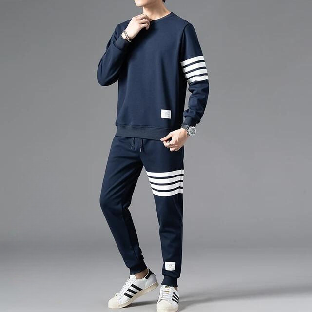 Tenue Décontractée Homme Pull et Pantalon Sport