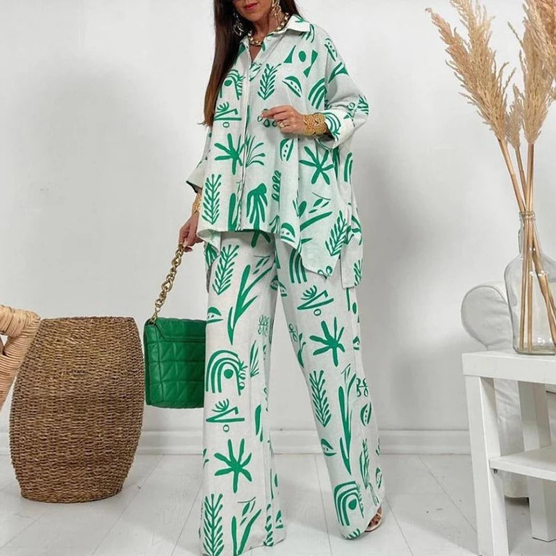 Tenue Été Femmes : Chemise et Pantalon Confort