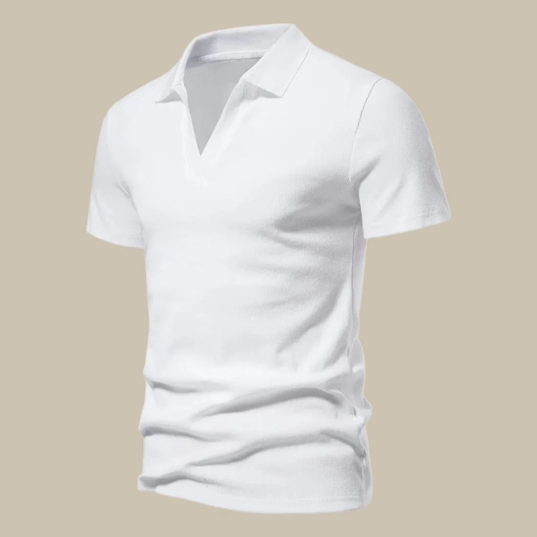 Chemise Polo Homme Élégante Manches Courtes