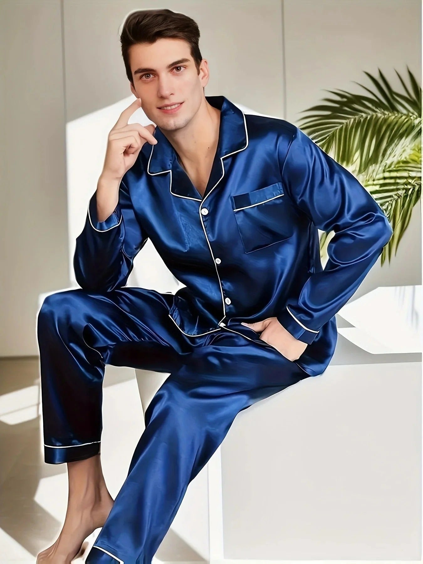 Pyjama Homme Confortable Décontracté