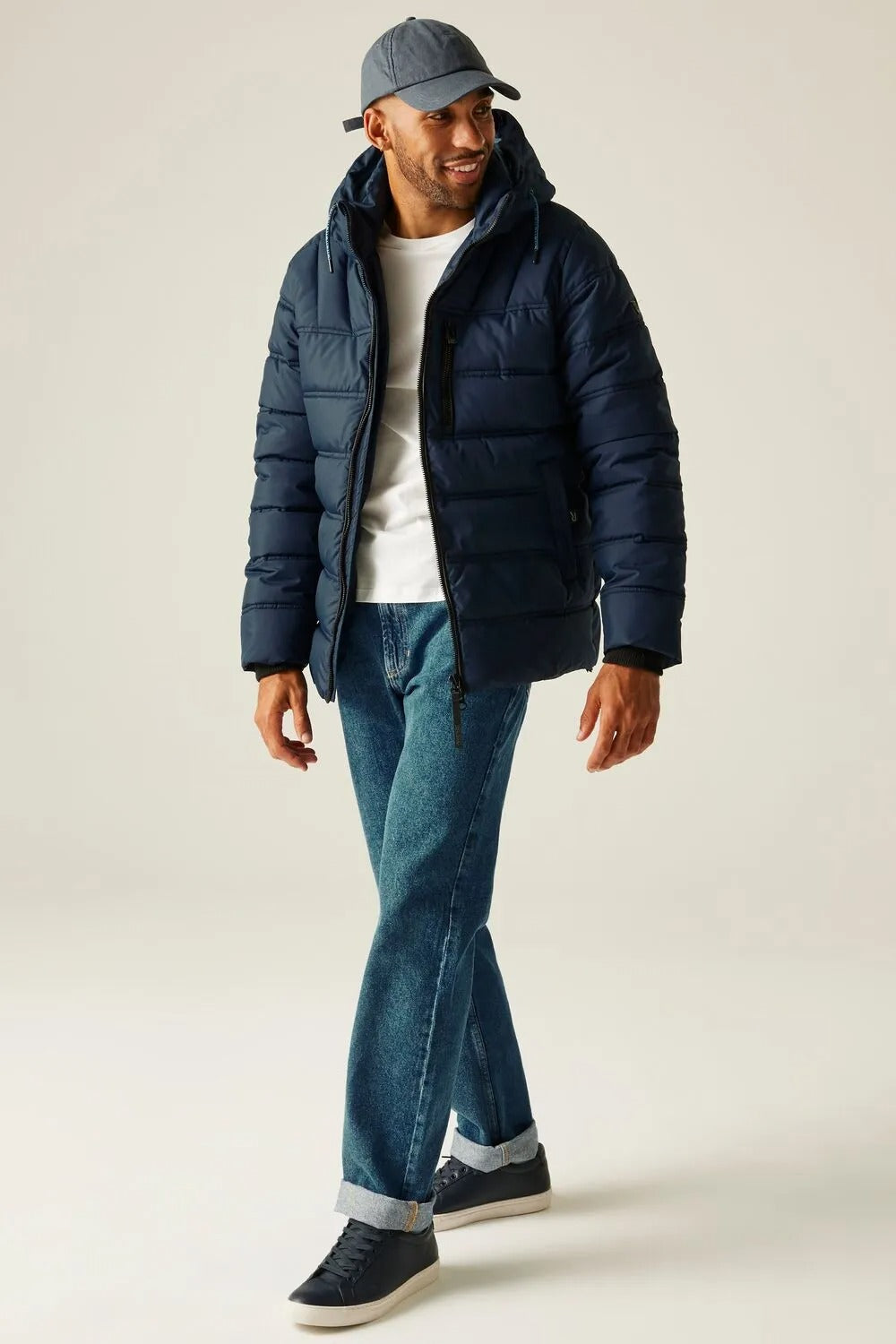Veste Hivernale Doublée pour Homme avec Capuche et Poches Cachettes