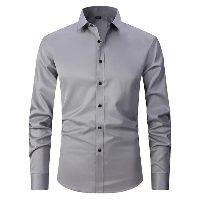 Chemise Homme Élégante | Facile à Porter | Tissu Doux Respirant