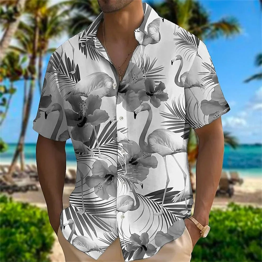 Chemise Hawaienne Grande Taille pour Homme