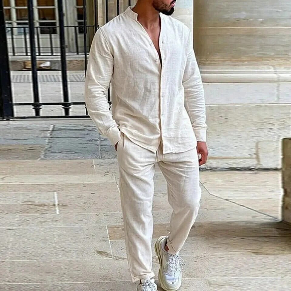 Costume Homme Été Deux Pièces Classique