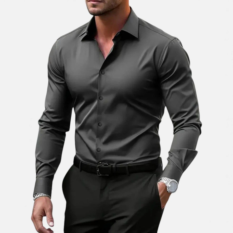 Chemise Homme Slim Manches Longues