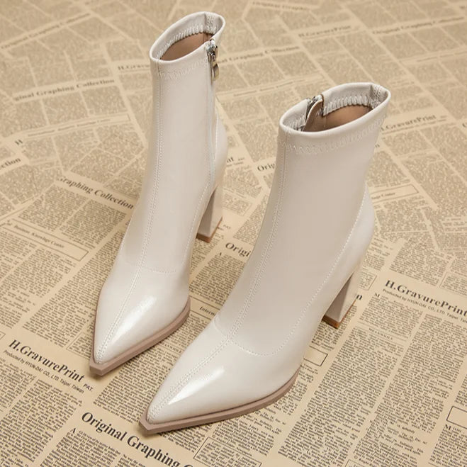 Bottines Hauts Talons Hivernales pour Femmes