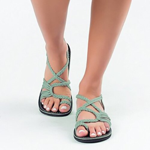 Sandales Confortables Plates pour Femme