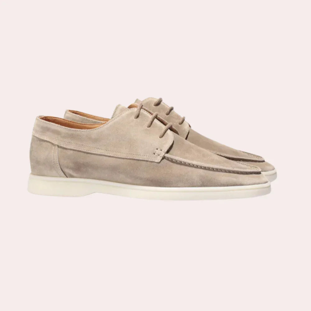 Bottes en cuir marine pour homme élégant