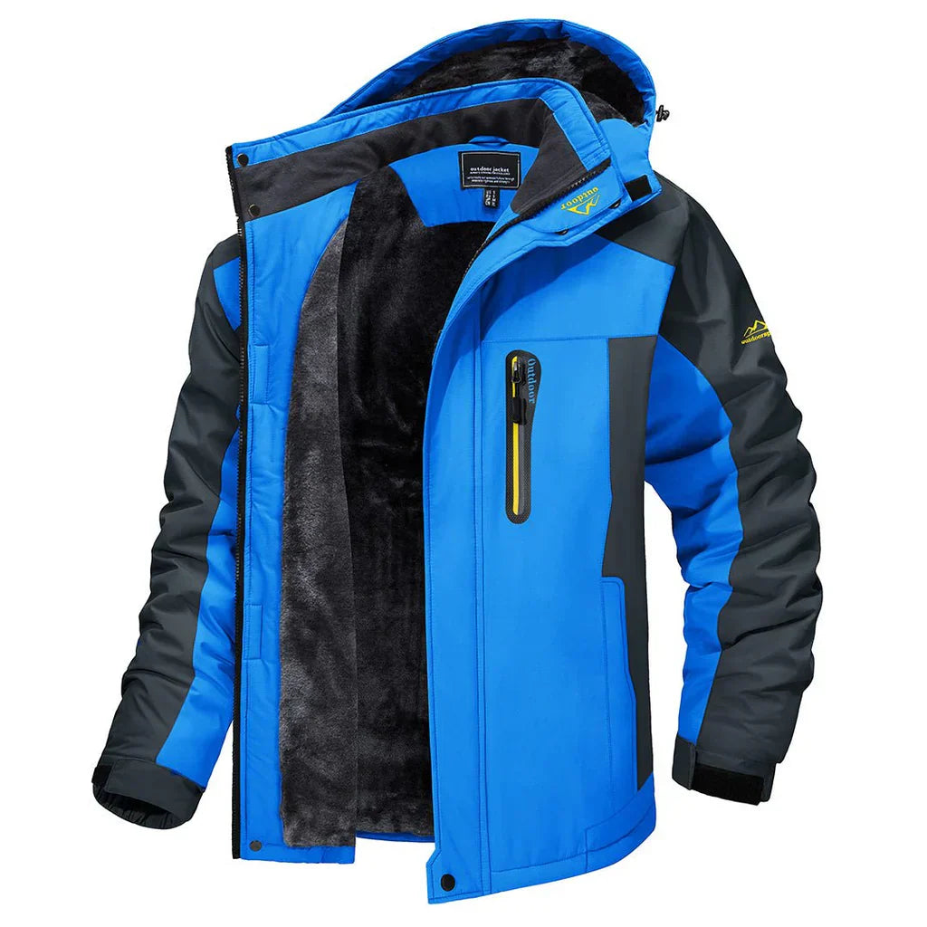 Veste Imperméable pour Homme avec Capuche Amovible
