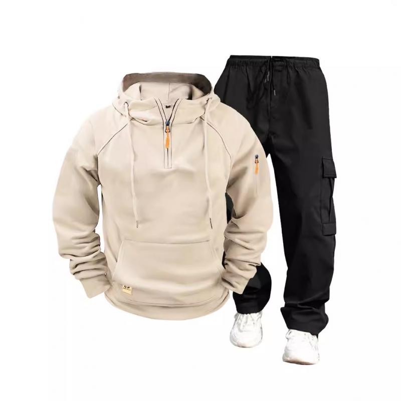 Tenue Décontractée Homme: Sweat Capuche et Pantalon Jogging