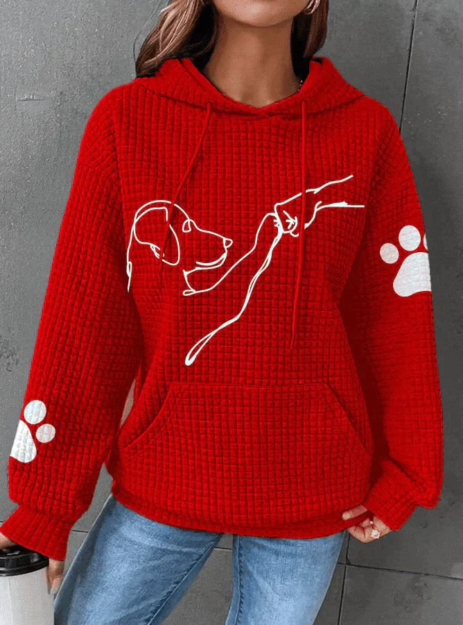 Sweat À Capuche Douillet pour Hiver
