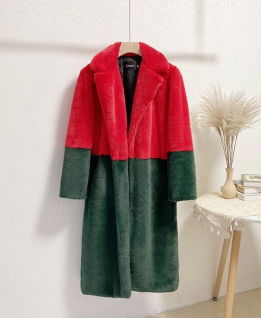 Manteau Femme Hiver 2 Couleurs Élégant