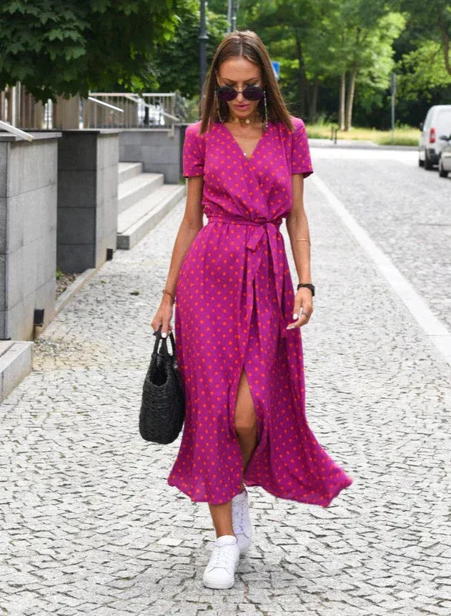 ÉléganceDouce™ – Robe Longue Femme Fluide Confortable et Polyvalente