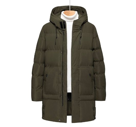Parka Hiver Homme Élégant Longue