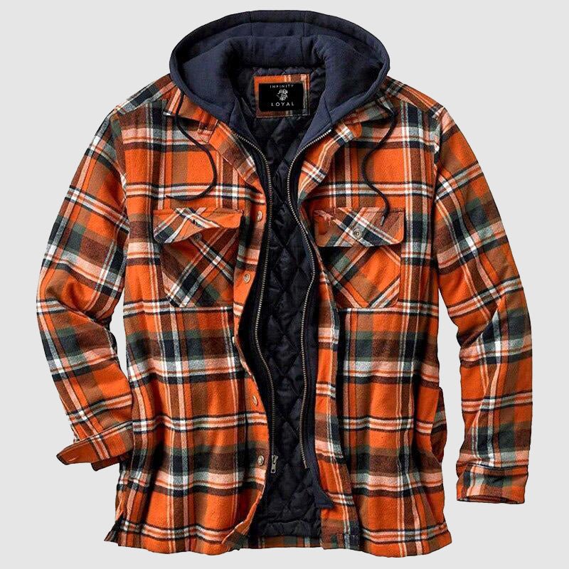 Veste Homme Hiver Chaud en Flanelle Douillet
