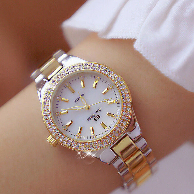 Montre Femme Élégante Étanche à Quartz