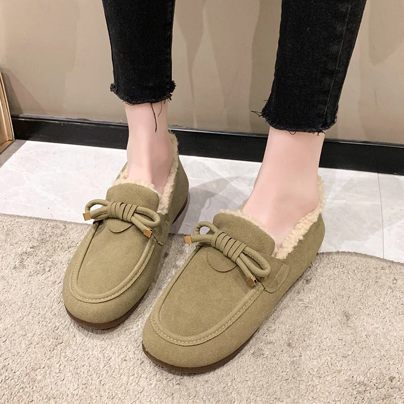 Bottes Hiver Femmes à Lacets avec Semelle Grip