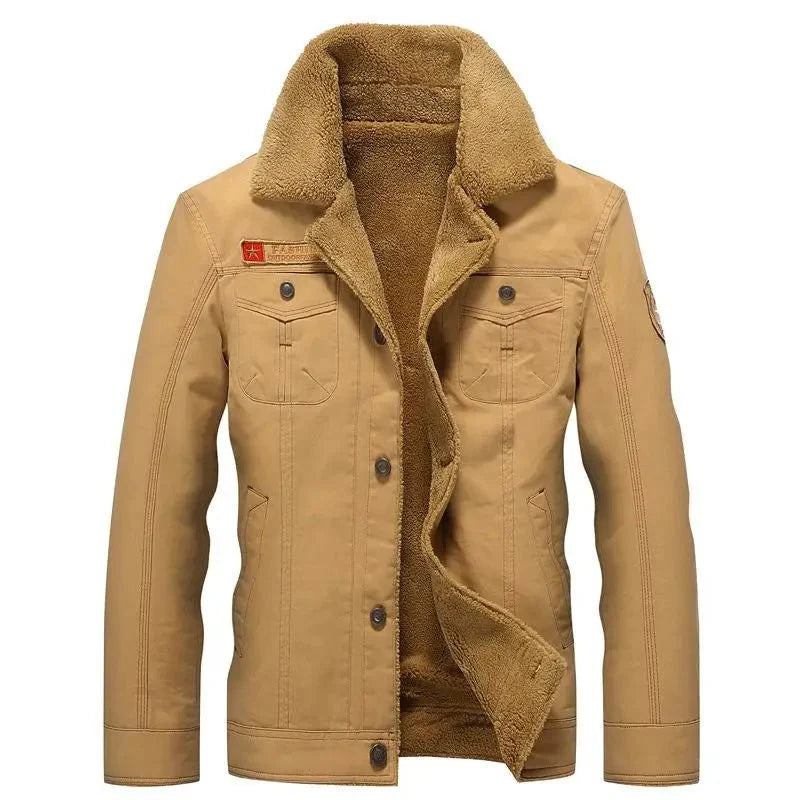 Veste Hivernale Doublée Polaire pour Homme