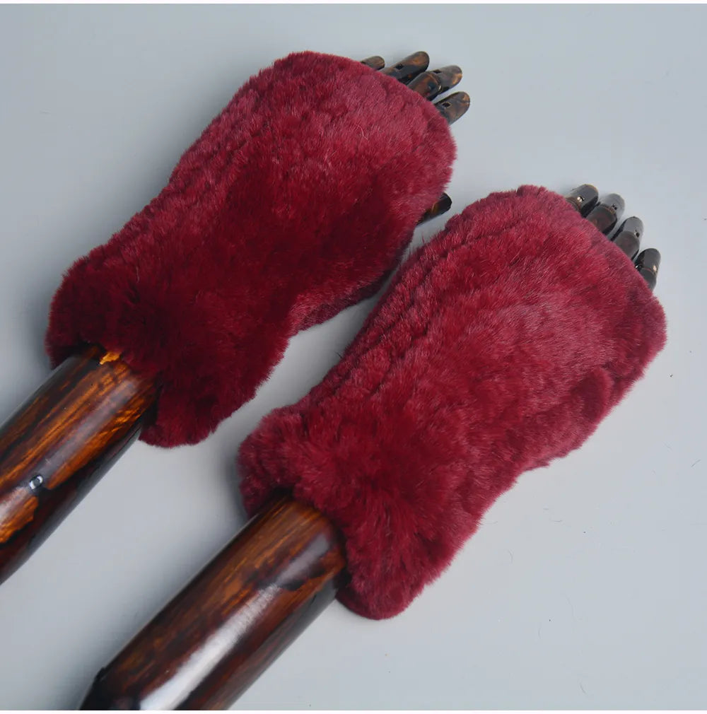Gants Manchots Femmes Hiver Chauds pour Tous les Jours