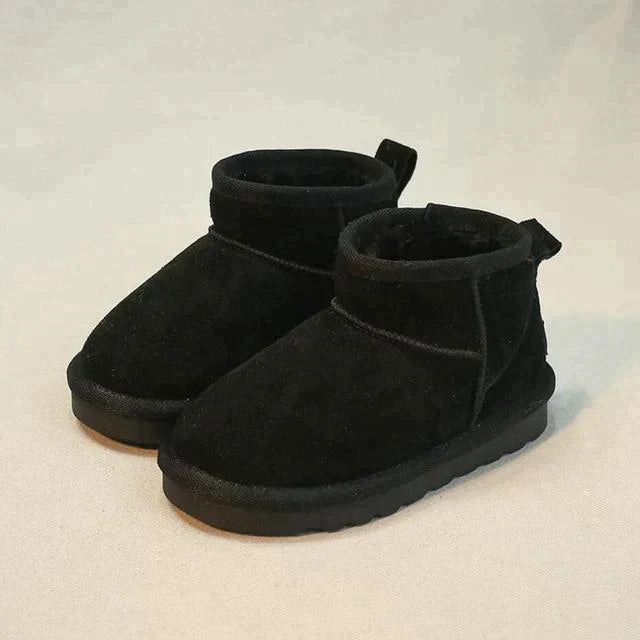 Bottes femme daim brun chaudes et confortables