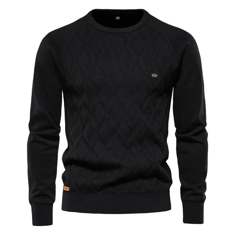 Pull Homme Hiver Tricot Élégant et Confortable