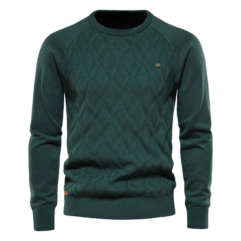 Pull Homme Hiver Tricot Élégant et Confortable