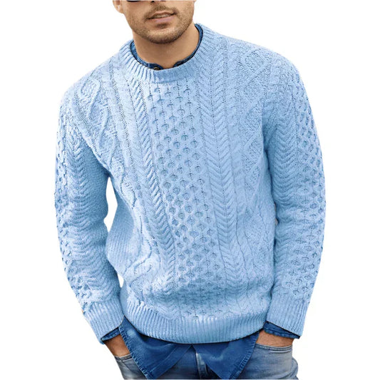Pull Homme Hiver Élégant en Laine Chaud - LuxeStyle