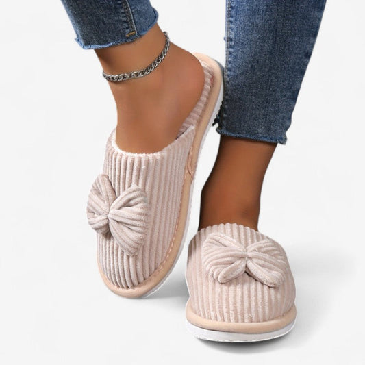 Chaussons Confort Mignons à Nœud - LuxeStyle