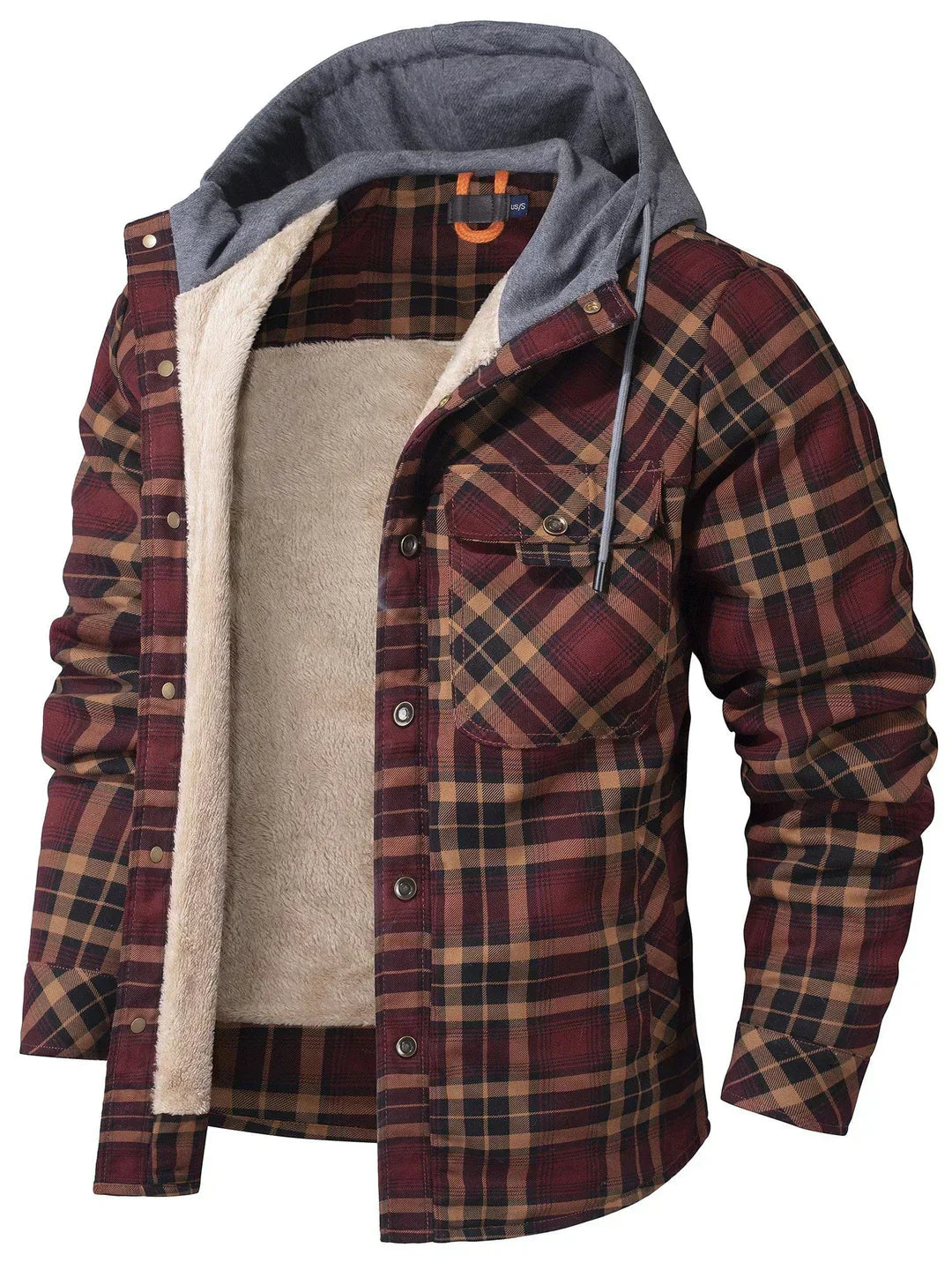 Veste Homme Hiver Chic à Capuche Réglable & Doublure Chaude - LuxeStyle