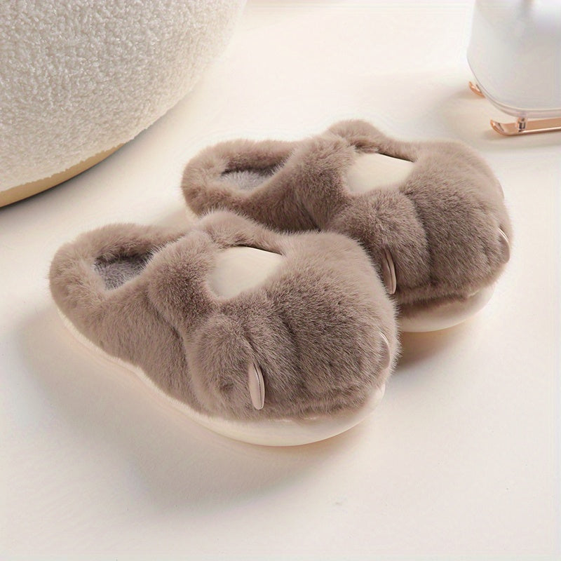 Chaussons Chat Mignons avec Semelle Anti-Glissante