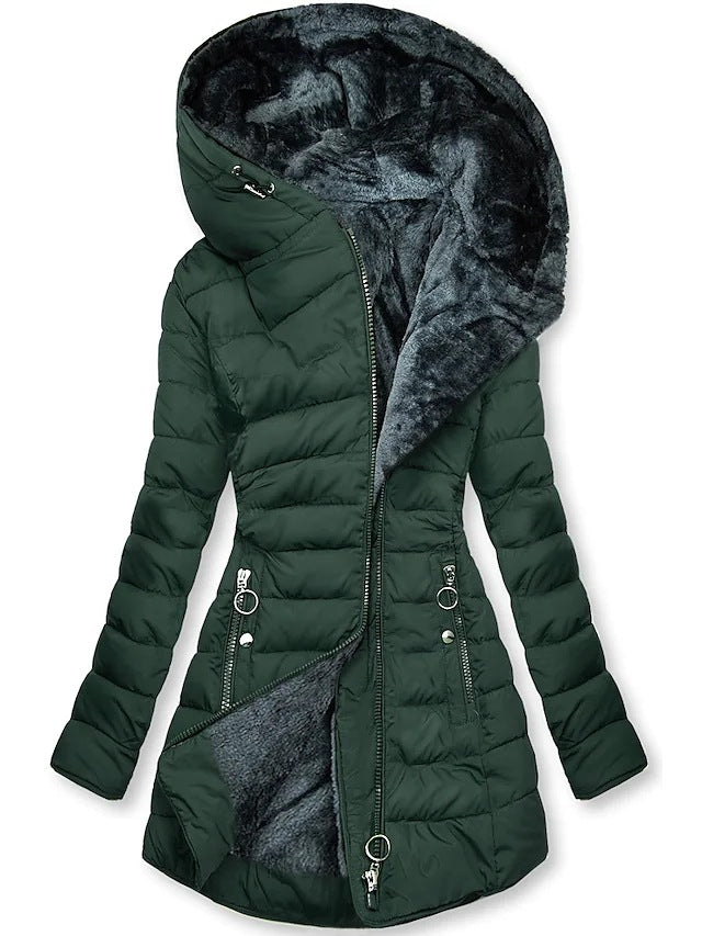 Manteau Femme Élégant Long Hiver
