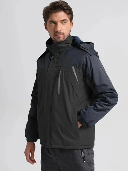 Veste à Capuche Étanche pour Hiver - LuxeStyle