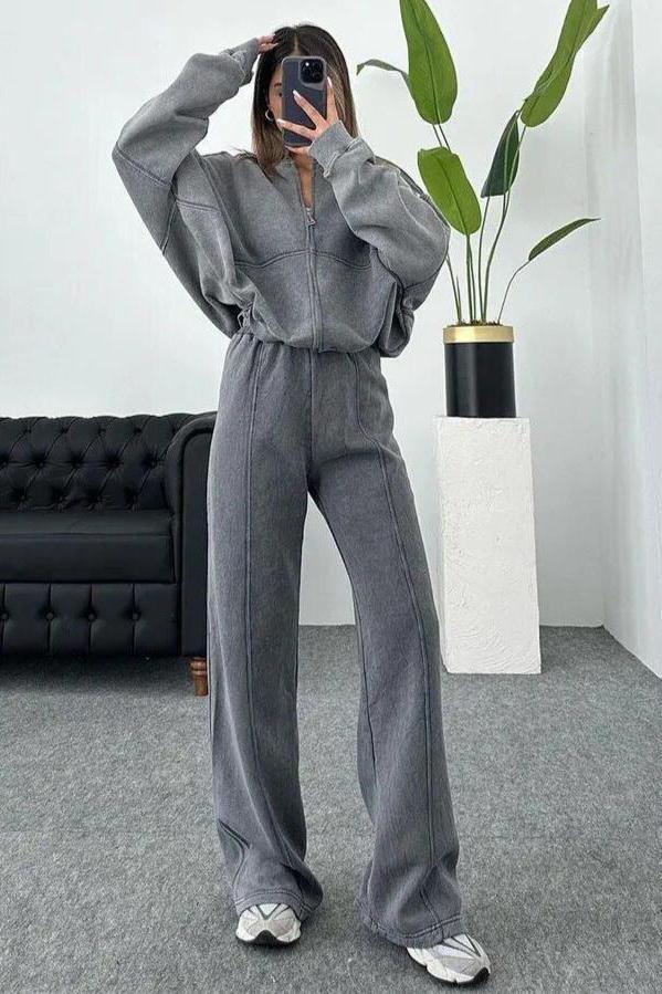 Ensemble Confortable Pantalon Élastique pour Femme - LuxeStyle