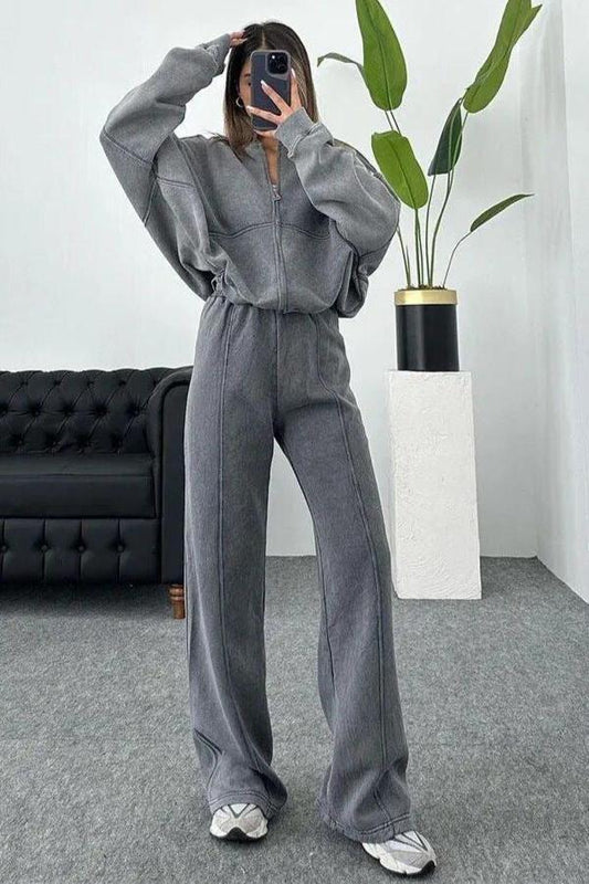 Ensemble Confortable Pantalon Élastique pour Femme - LuxeStyle