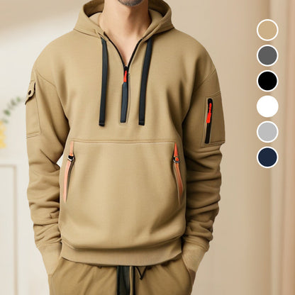 Sweat à capuche confortable et tendance avec fermeture zip