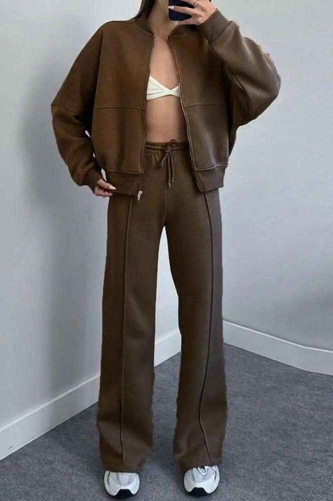 Ensemble Confortable Pantalon Élastique pour Femme
