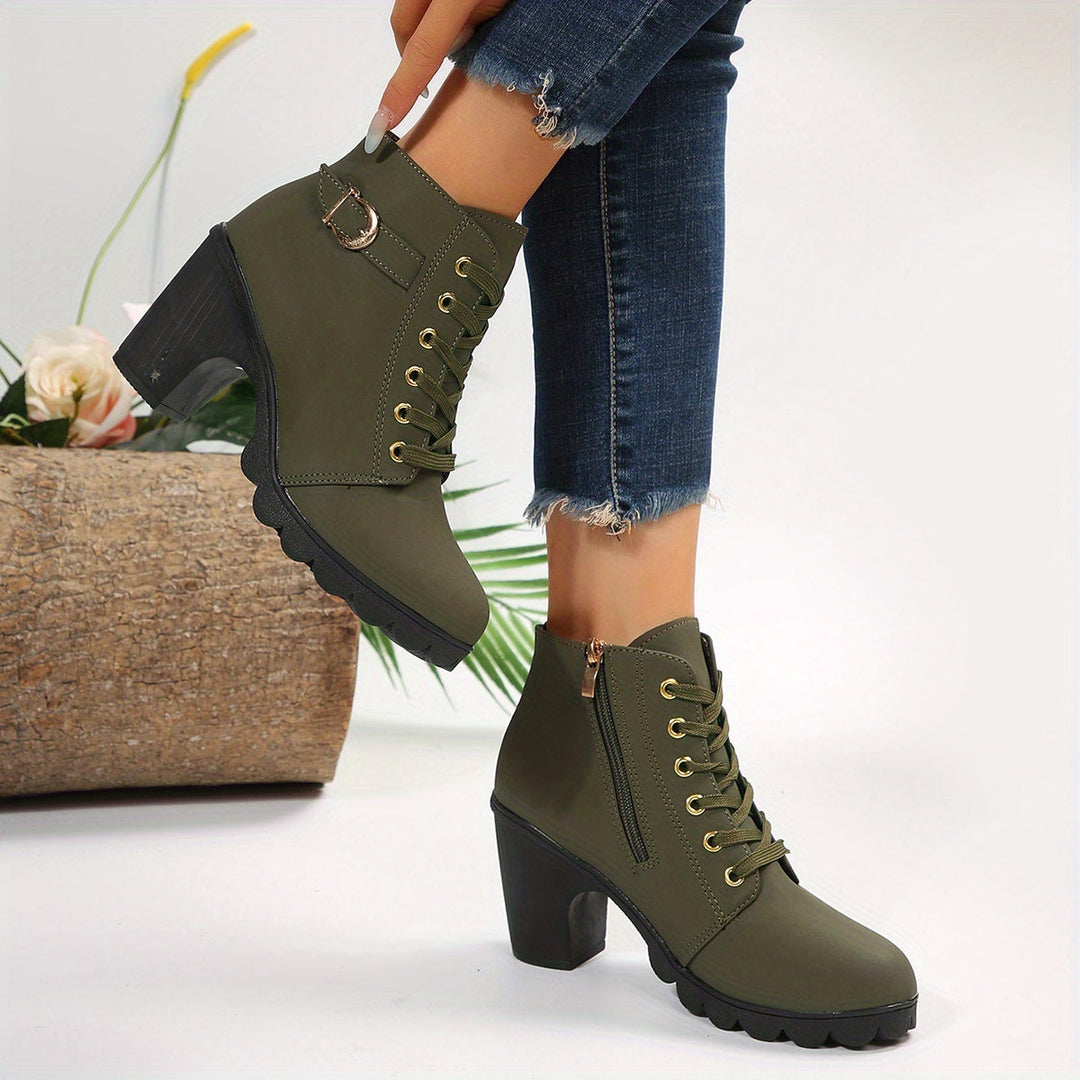 Bottines Chic et Confortables à Lacets