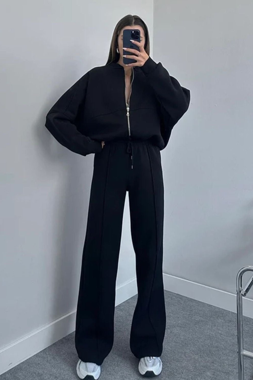 Ensemble Confortable Pantalon Élastique pour Femme