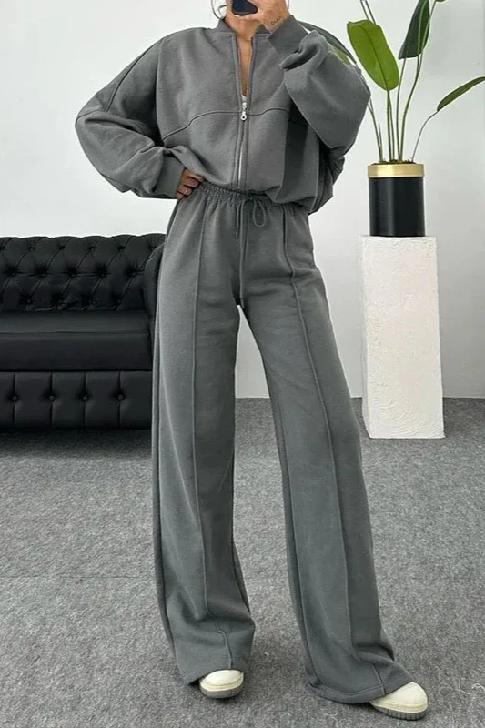 Ensemble Confortable Pantalon Élastique pour Femme