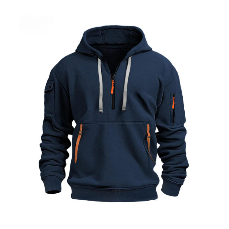 Sweat à capuche confortable et tendance avec fermeture zip