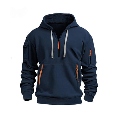 Sweat à capuche confortable et tendance avec fermeture zip